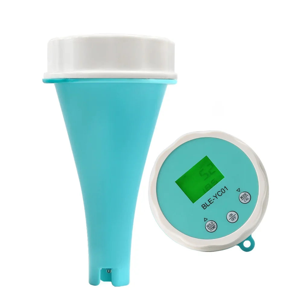 6 in 1 Residual Chlorine Monitor with Backlit LCD for Home Pool Water Quality Testing - Wellness Outdoor Gear