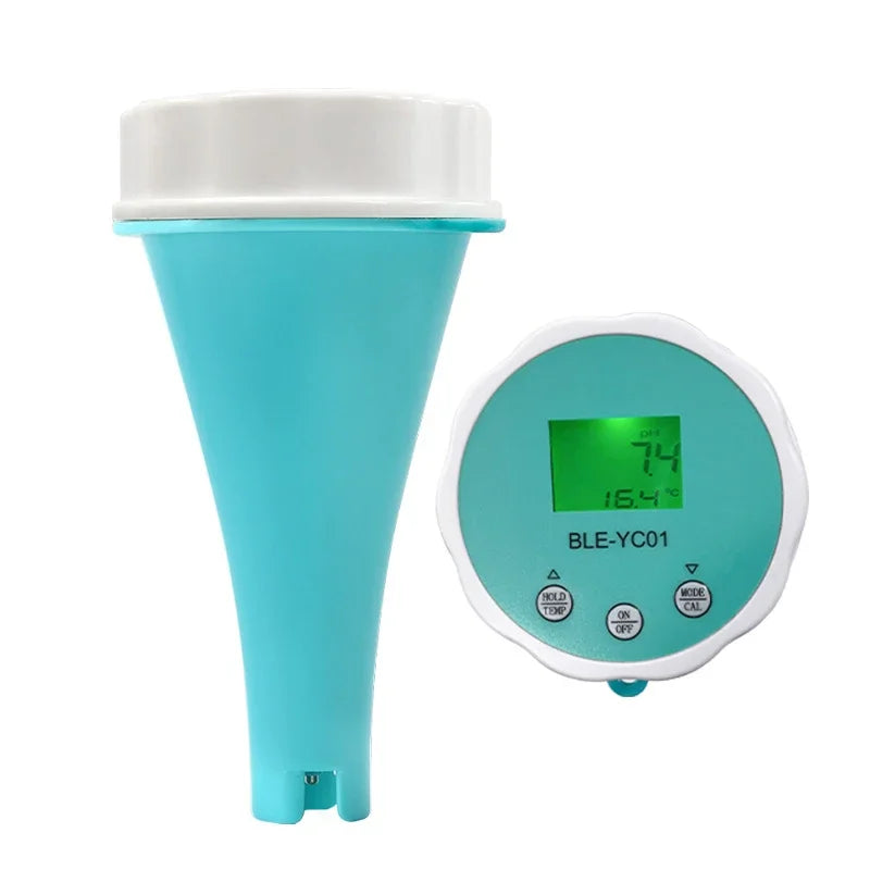 6 in 1 Residual Chlorine Monitor with Backlit LCD for Home Pool Water Quality Testing - Wellness Outdoor Gear