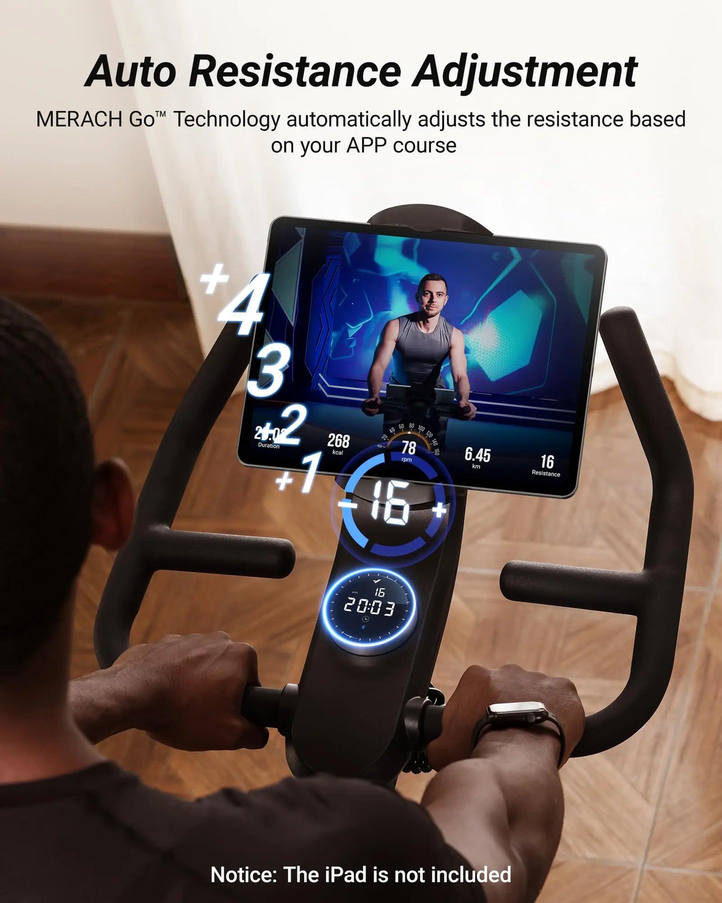 MERACH Indoor Exercise Bike with Bluetooth Resistance and APP Data Tracking - Wellness Outdoor Gear
