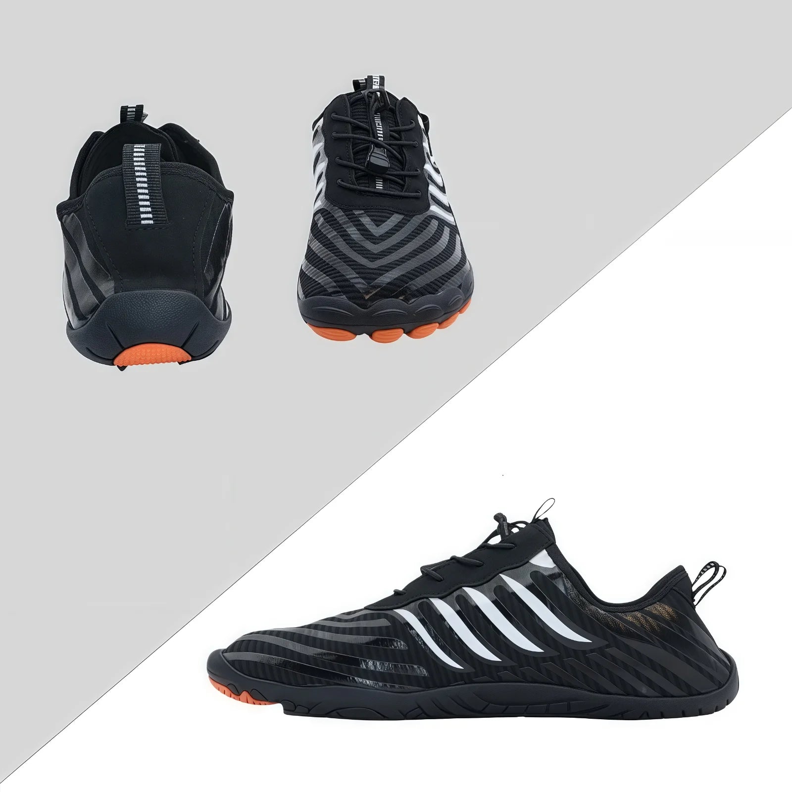 Quick Dry Non Slip Water Shoes Lightweight Breathable Stripe for Beach Sports - Wellness Outdoor Gear
