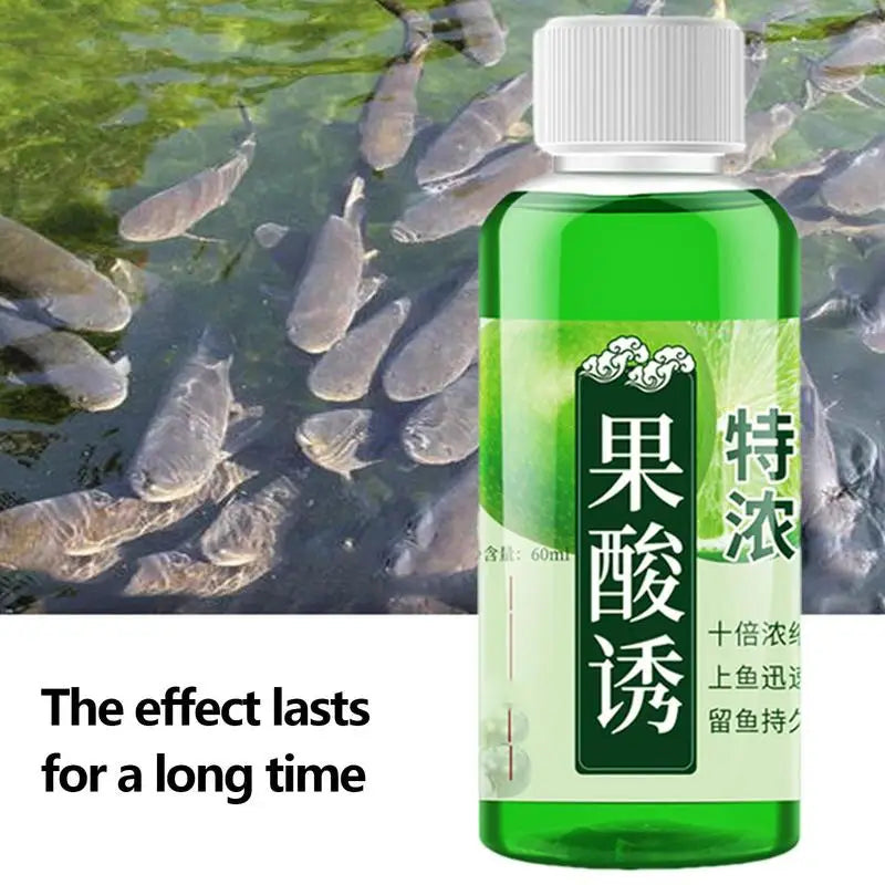 High Concentration Fish Attractant Liquid 60ml Flavored Bait Additive for Deep Sea Fishing - Wellness Outdoor Gear