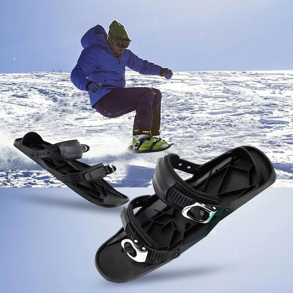 Alloet Mini Short Ski Skates Skiboards Portable Winter Gear - Wellness Outdoor Gear
