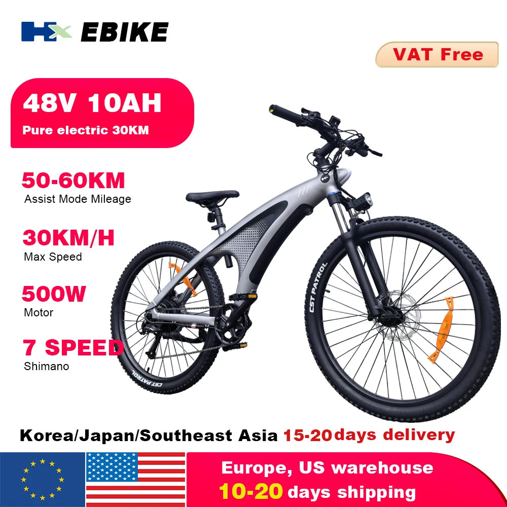 HX Q5 Electric Mountain Bike 2000W 48V 20Ah Off Road - Wellness Outdoor Gear