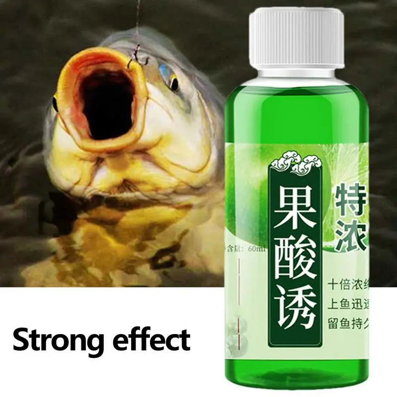High Concentration Fish Attractant Liquid 60ml Flavored Bait Additive for Deep Sea Fishing - Wellness Outdoor Gear