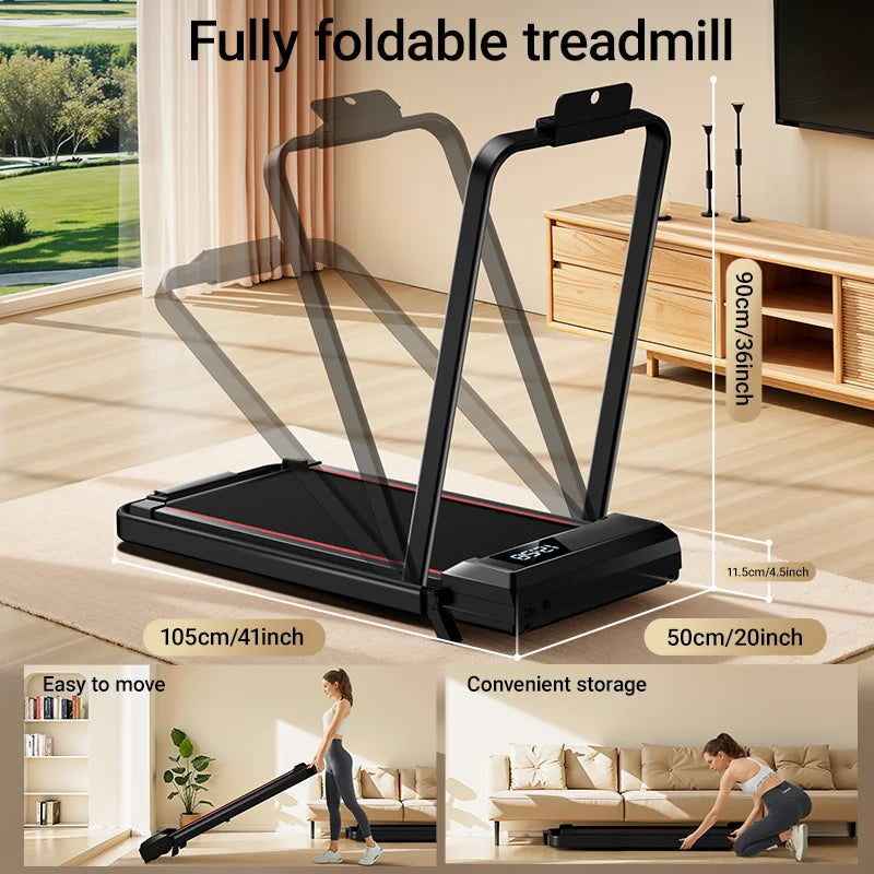 UMAY Walking Pad Treadmill with Incline for Home Office Lightweight Diamond Belt Design - Wellness Outdoor Gear