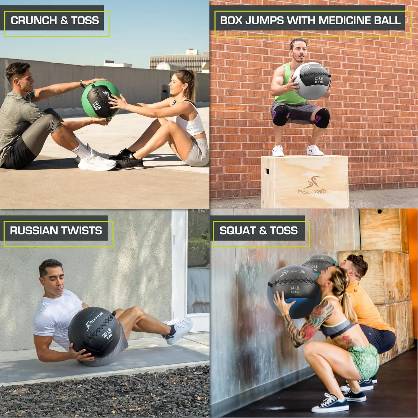 Soft Medicine Balls And Wall Balls For Full Body Training