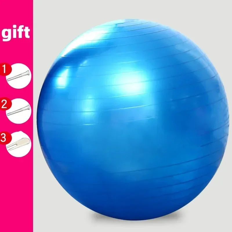 PVC Thickened Frosted Yoga Ball for Fitness 55cm 65cm 75cm Exercise Balance Training - Wellness Outdoor Gear