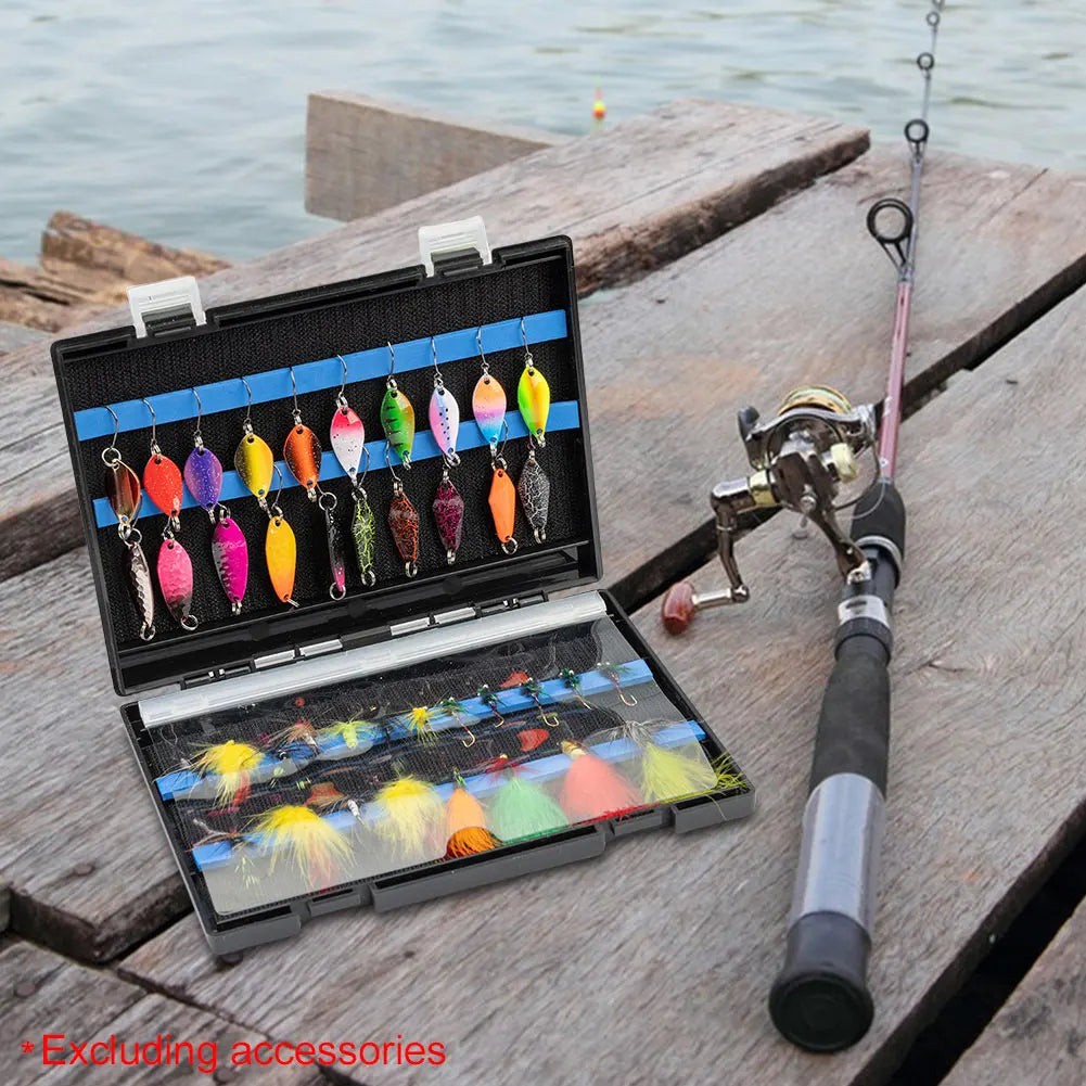 APWIKOGER Double Sided Fishing Tackle Box Bait Storage Case - Wellness Outdoor Gear