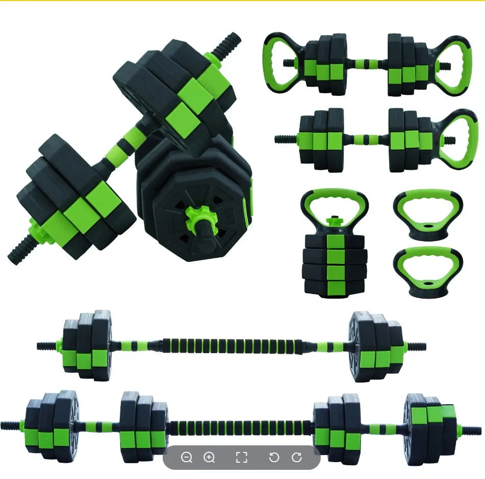 66lbs 88lbs 4 in 1 Adjustable Kettlebell Dumbbell Set for Home Gym Strength Training - Wellness Outdoor Gear