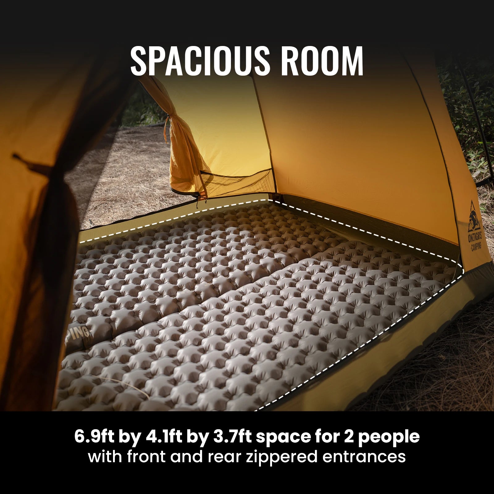 OneTigris Stella AllSeason 2 Person CampingAdventure Tent Waterproof Outdoor Gear - Wellness Outdoor Gear