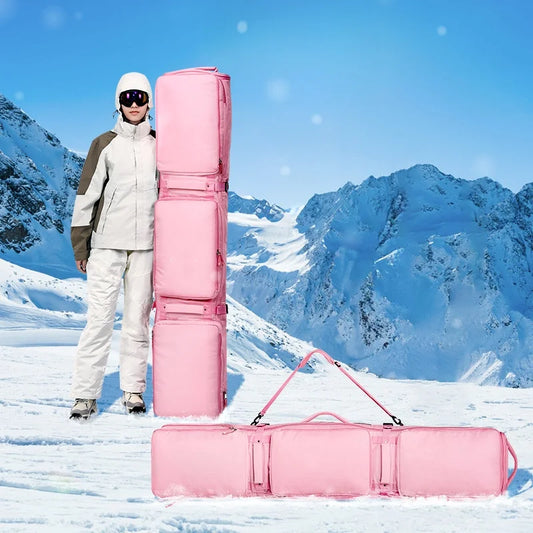 Warmounts Ski Bag With Rolling Wheels Waterproof Storage - Wellness Outdoor Gear