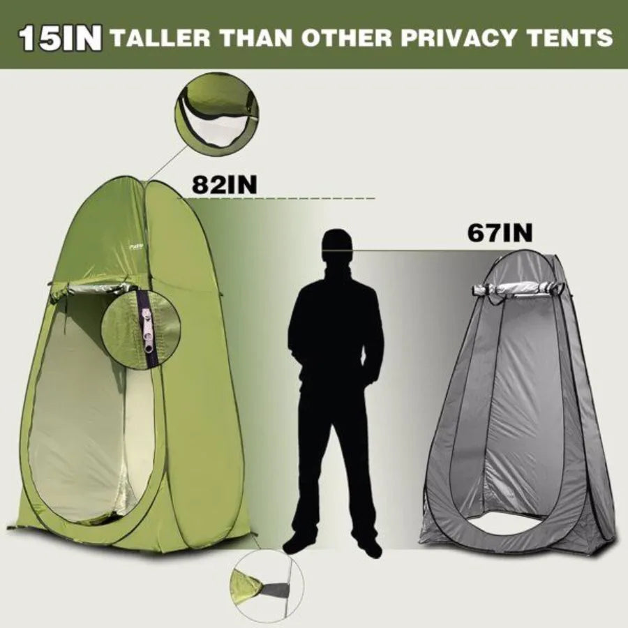 Hign-concerned Camping Shower Tent Instant Pop Up Privacy Shelter
