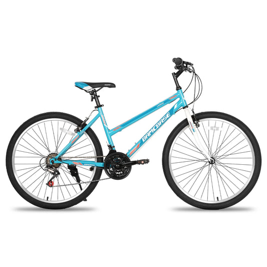 HILAND Bamcbase Women’s 21 Speed Mountain Bike for Adults 24 26 Inch Hybrid Commuter - Wellness Outdoor Gear