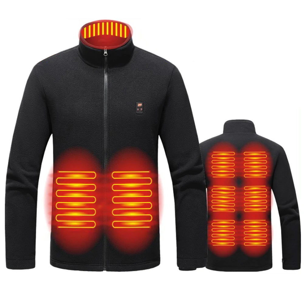 Heated Jacket USB Charging Coat 3 Gear Temperature - Wellness Outdoor Gear