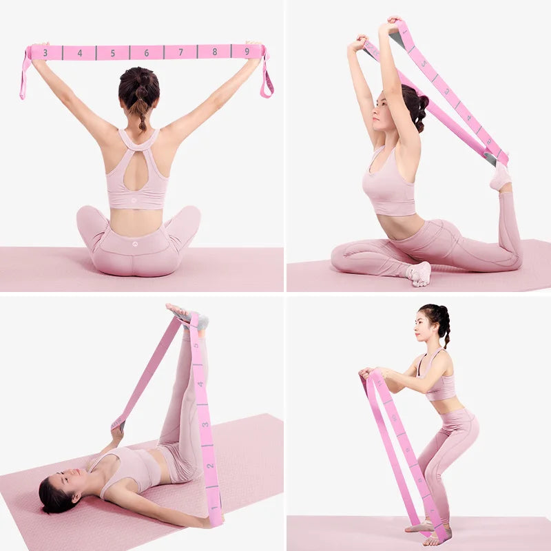 Yoga Elastic Resistance Band for Back Stretch and Rehab - Wellness Outdoor Gear