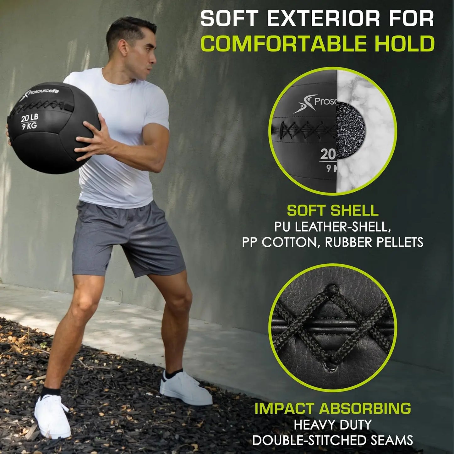 Soft Medicine Balls And Wall Balls For Full Body Training