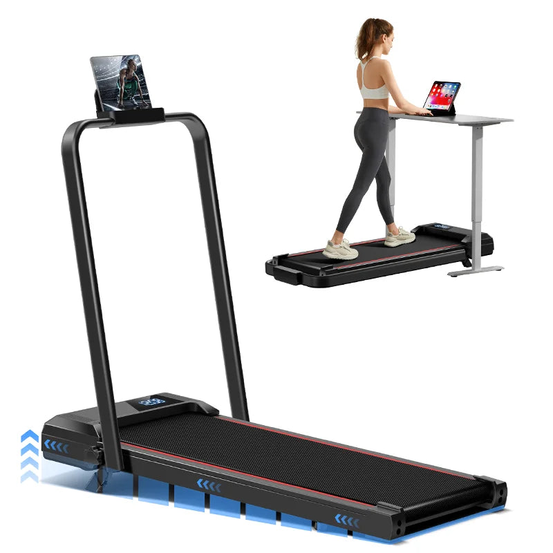 UMAY Walking Pad Treadmill with Incline for Home Office Lightweight Diamond Belt Design - Wellness Outdoor Gear