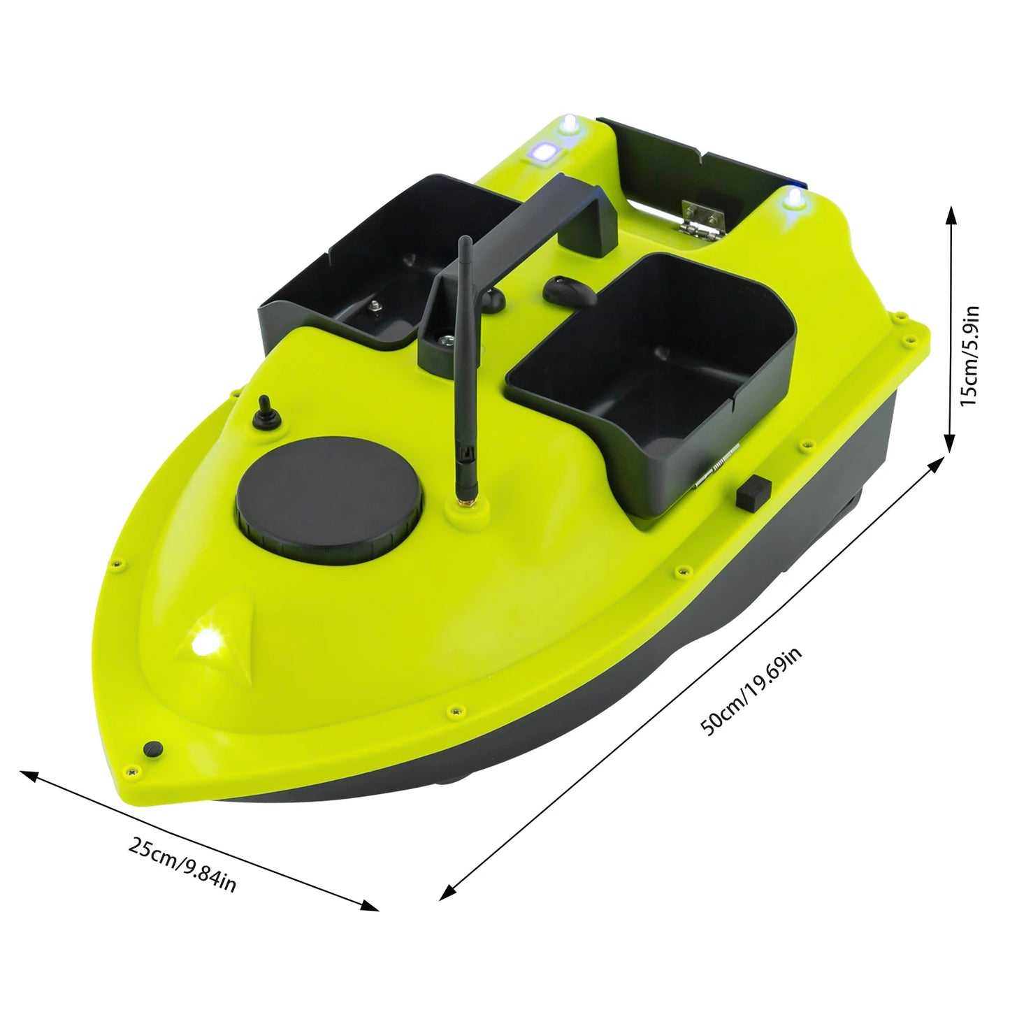 Hign-concerned Chemical RC Fishing Bait Boat For Fishing