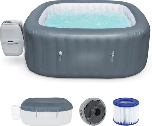 XMSJH SaluSpa AirJet Inflatable Hot Tub With 114 AirJets - Wellness Outdoor Gear