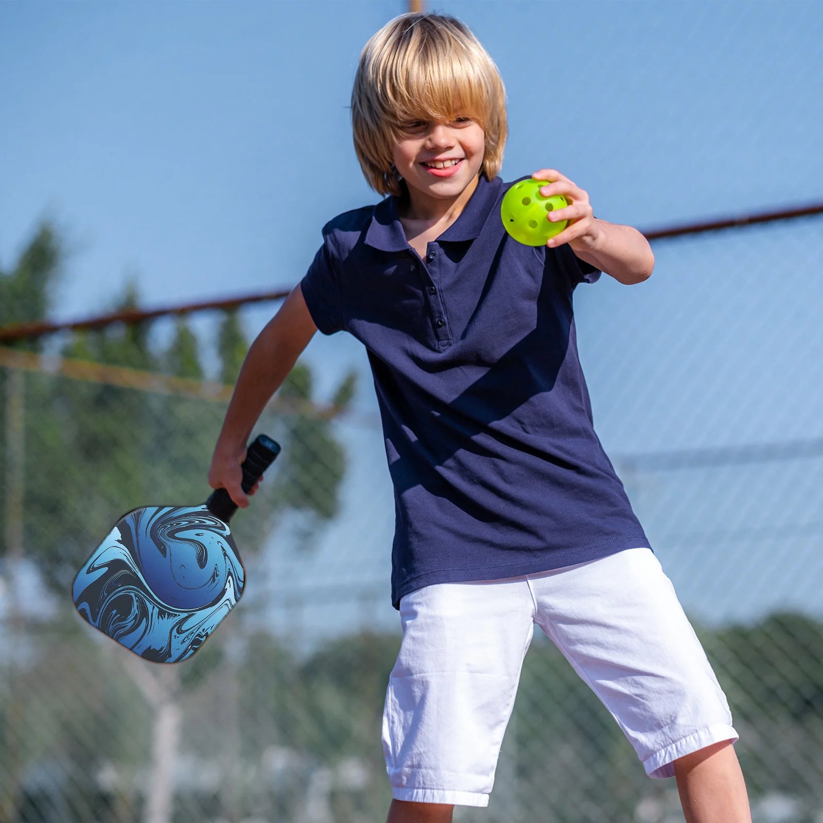 Hign Concerned Chemical Pickleball Paddle Set With Rackets - Wellness Outdoor Gear