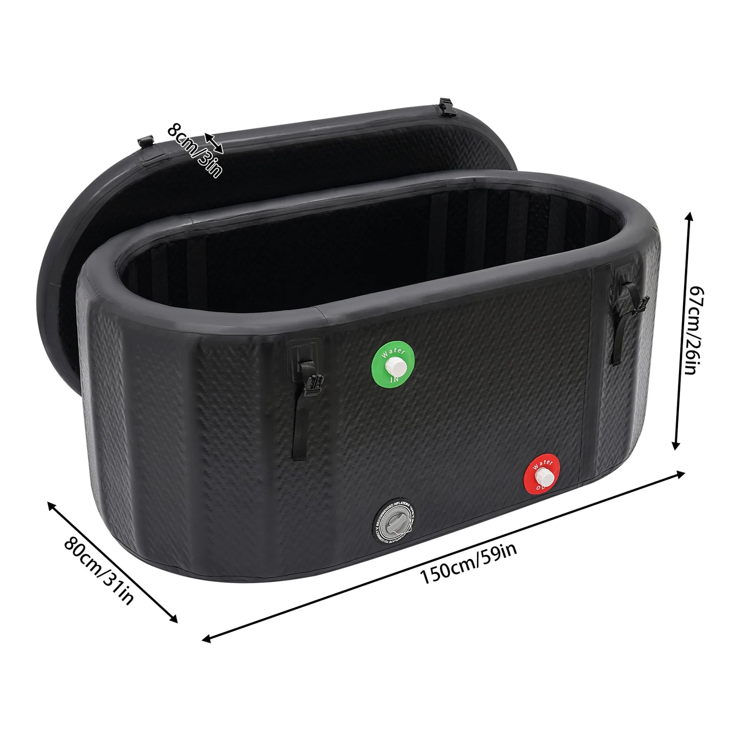 Hign-concerned Inflatable Ice Bath Plunge Tub For Athletes - Wellness Outdoor Gear