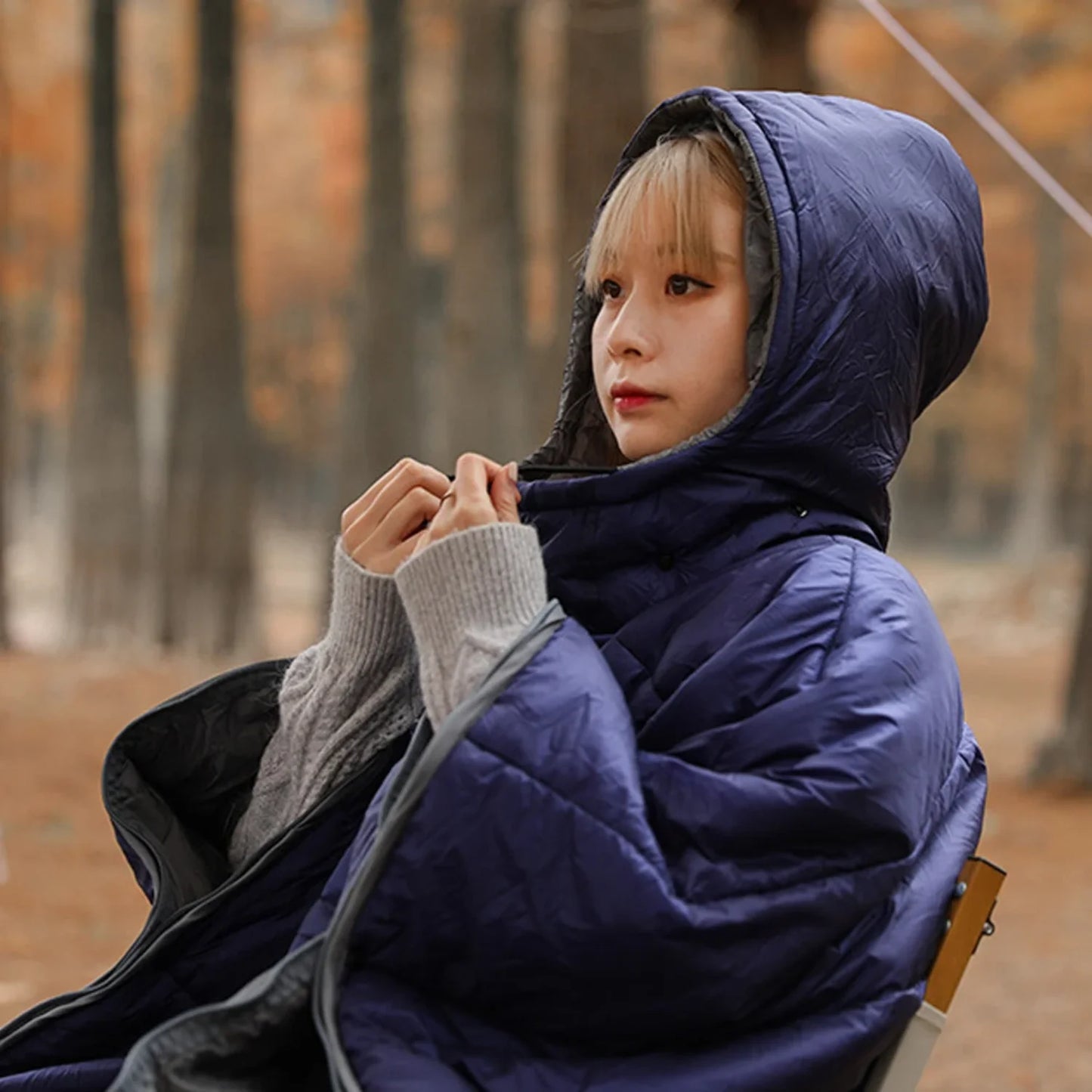 LISM Outdoor Wearable Cloak Sleeping Bag Portable Warmth - Wellness Outdoor Gear