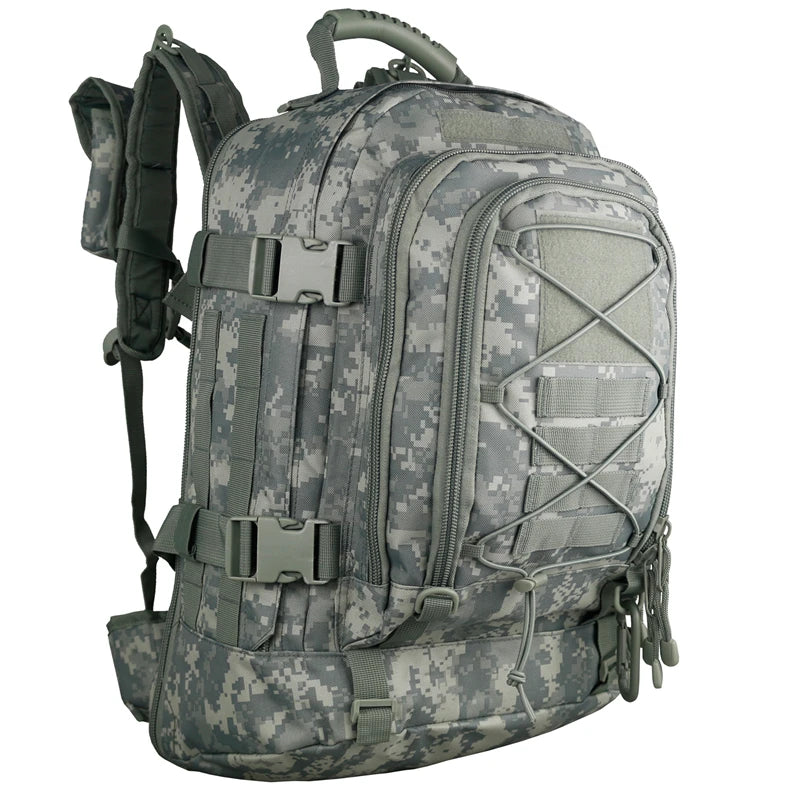 65L Outdoor Tactical Backpack for Men Large Capacity Military Hiking Rucksack - Wellness Outdoor Gear