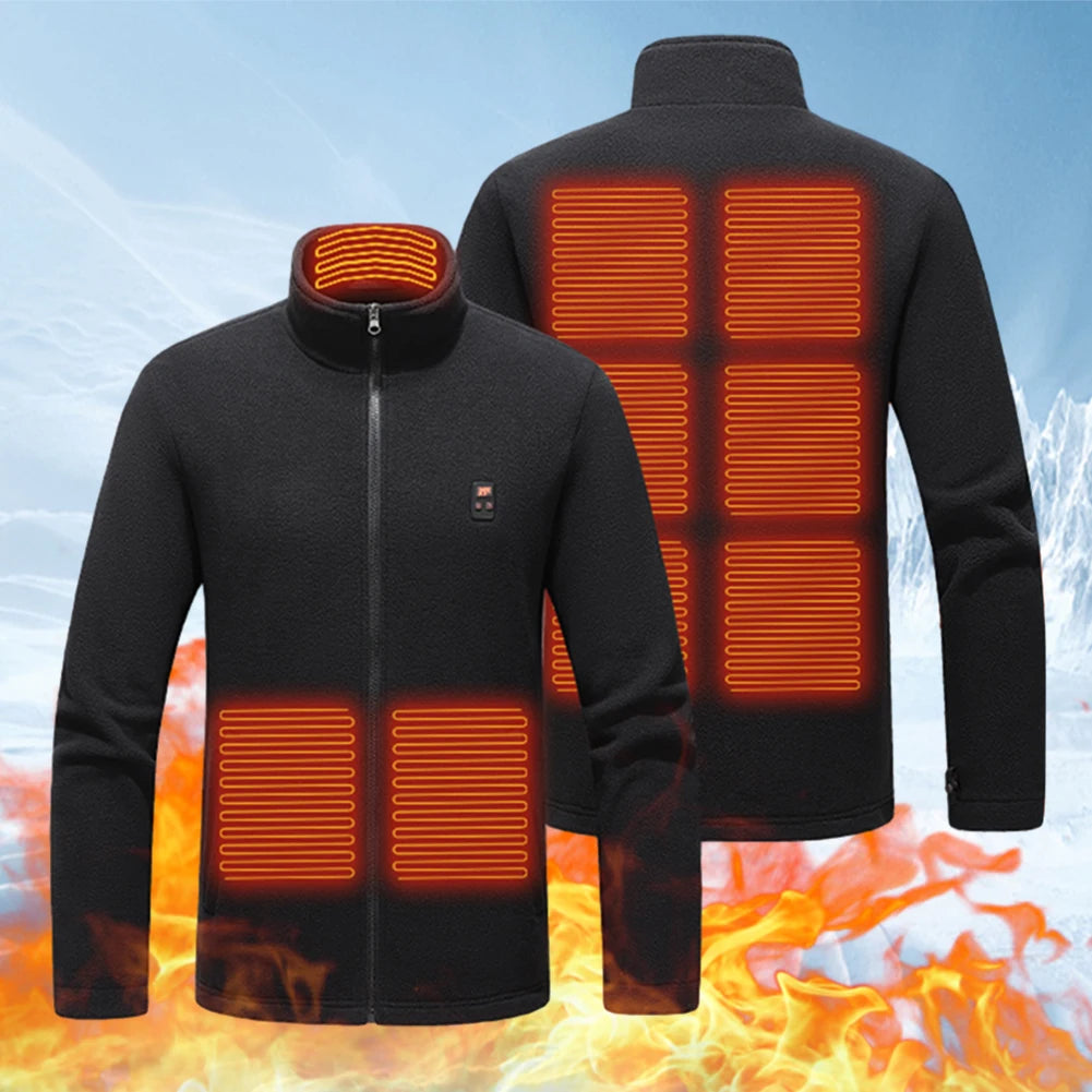 Heated Jacket USB Charging Coat 3 Gear Temperature - Wellness Outdoor Gear