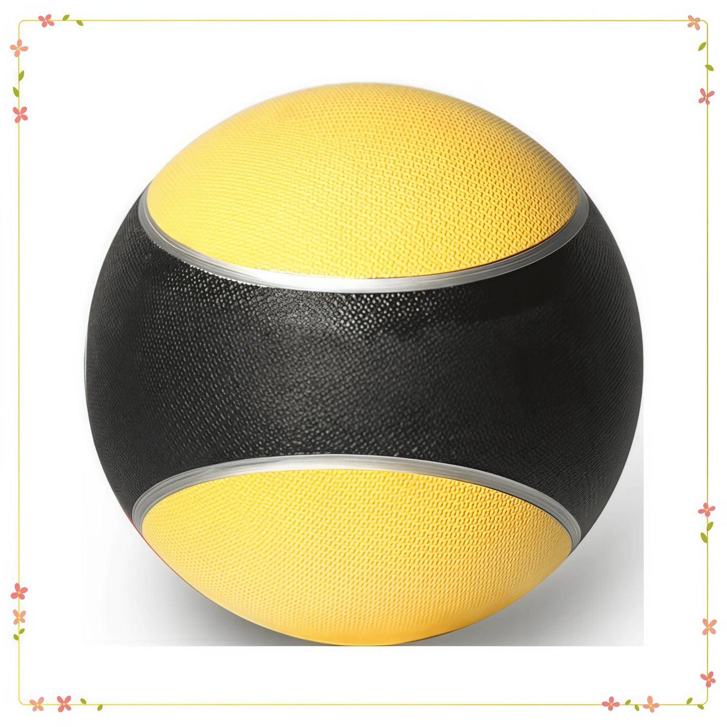 Rubber Medicine Ball For Core Strength Training And CrossFit