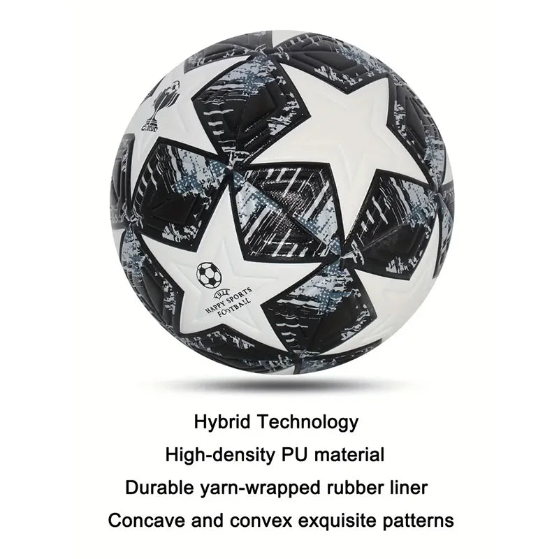 Craftsmanship PU Leather Seamless Soccer Ball Resistant - Wellness Outdoor Gear