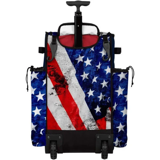 YTYIN Rolling Baseball Softball Gear Bag Holds Four Bats - Wellness Outdoor Gear