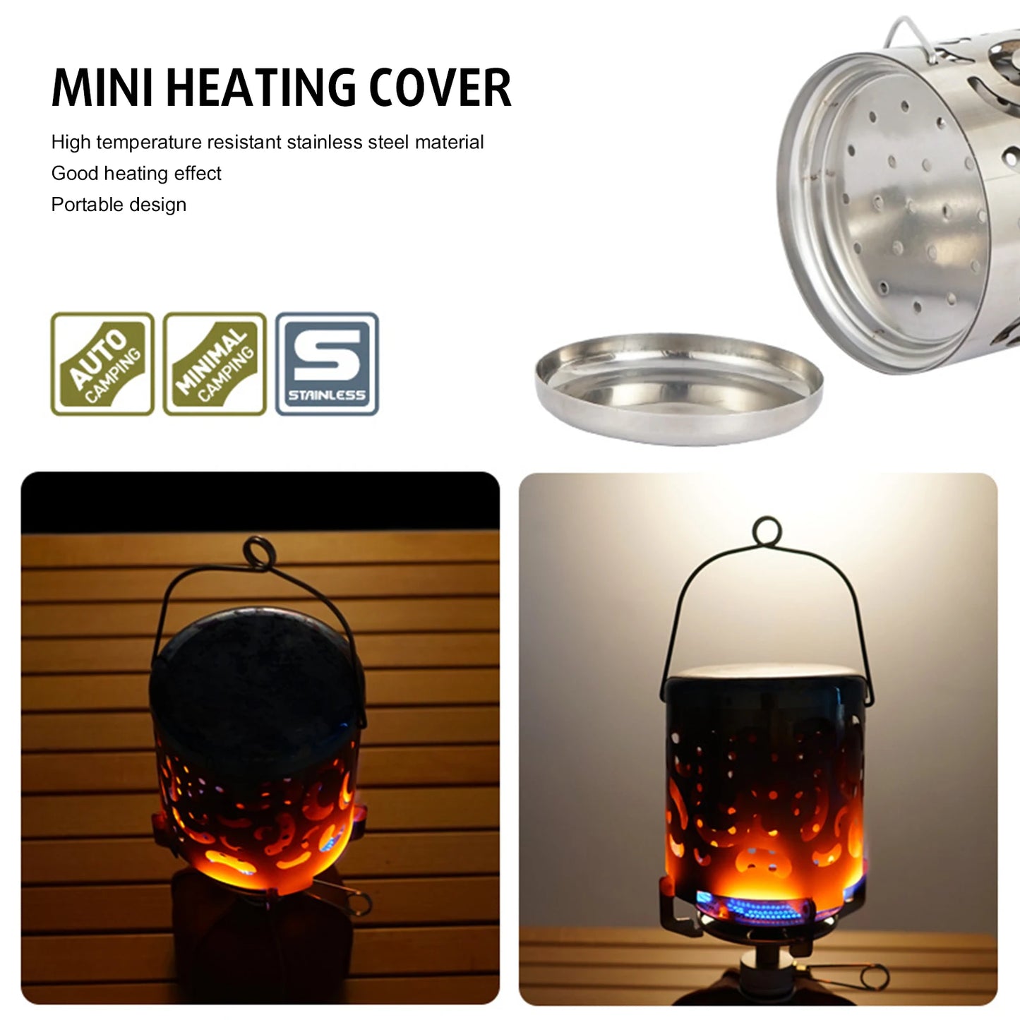 Shunmaii Portable Warming Stove Stainless Steel Tent Heater - Wellness Outdoor Gear