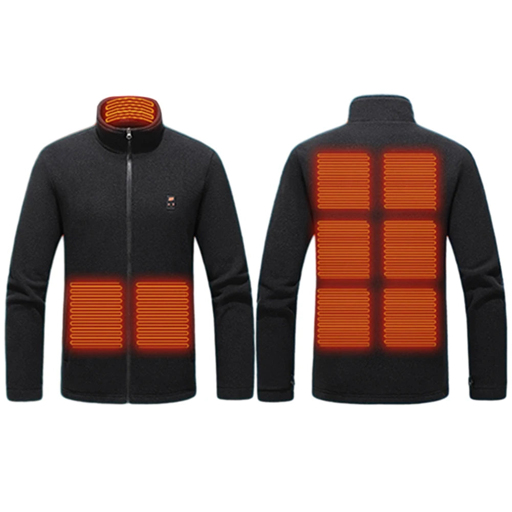 Heated Jacket USB Charging Coat 3 Gear Temperature - Wellness Outdoor Gear