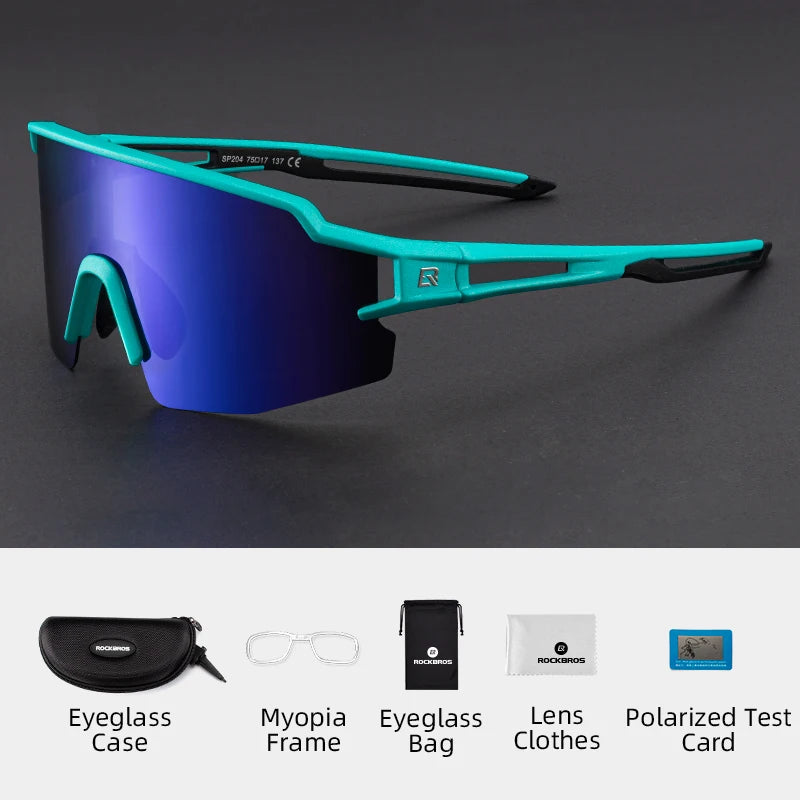 Rockbros Photochromic Polarized Cycling Glasses UV400 - Wellness Outdoor Gear