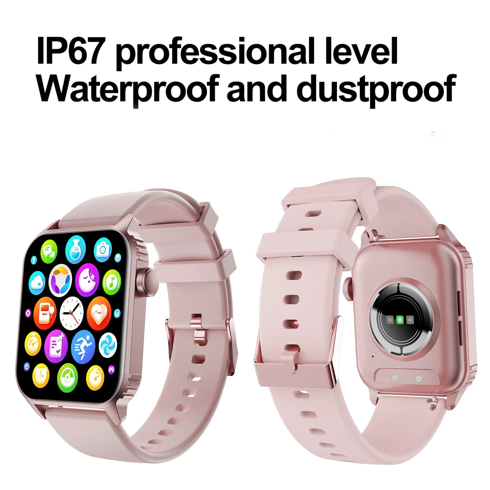 TG08 Smart Watch 1.85 Inch Waterproof Fitness Tracker With Call Function and 100 Sport Modes - Wellness Outdoor Gear