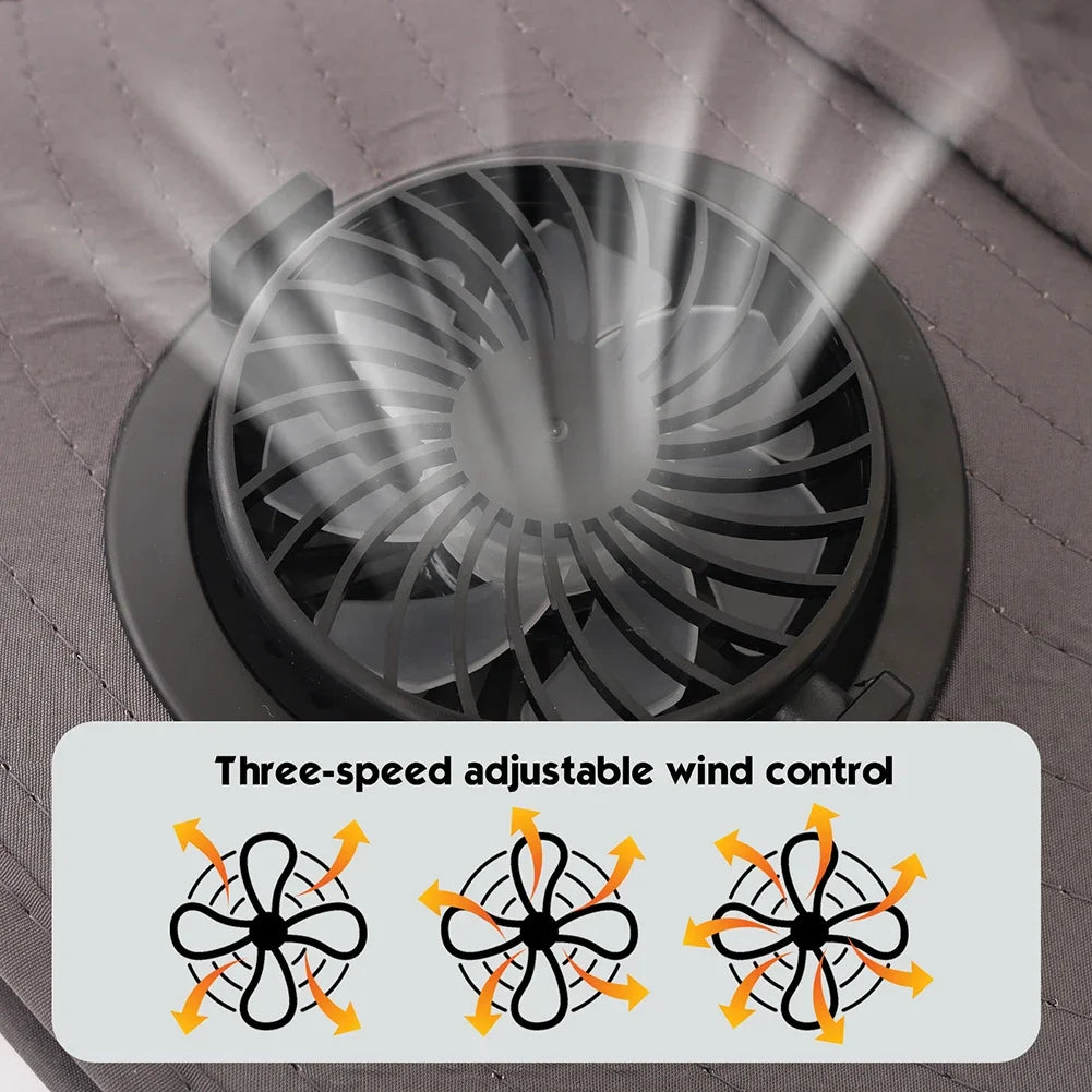 APWIKOGERCN Solar Fan Hat Wide Brim UV Protection For Men - Wellness Outdoor Gear