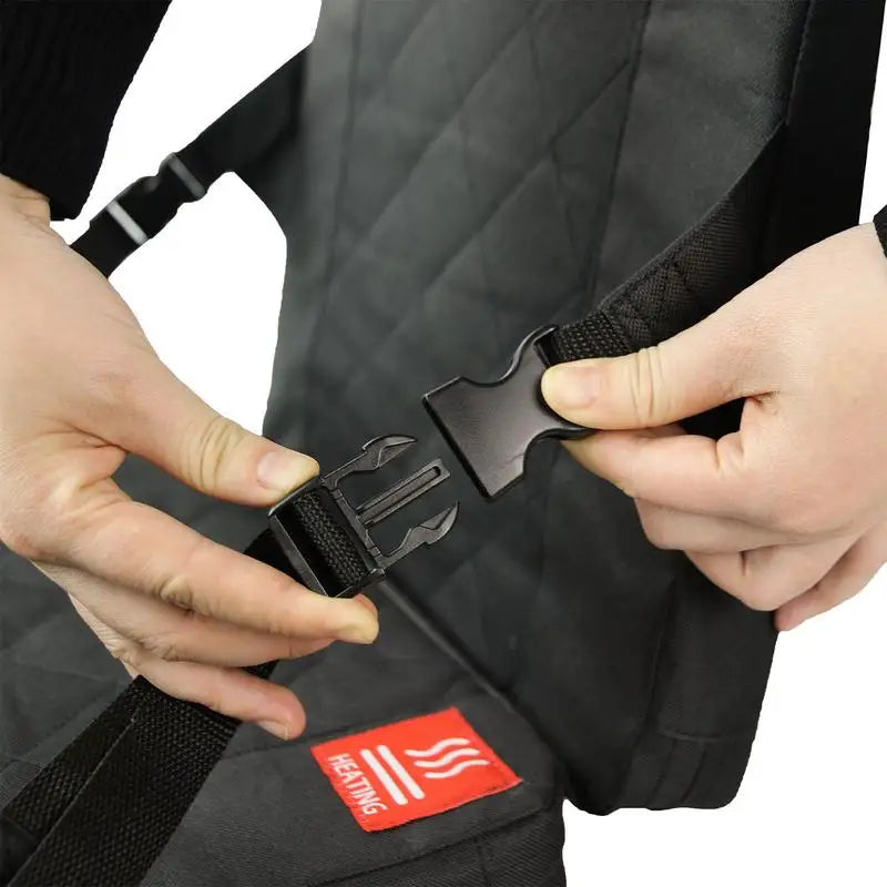 Portable Foldable Heated Stadium Seat Cushion with USB 3 Speed Temperature Control - Wellness Outdoor Gear