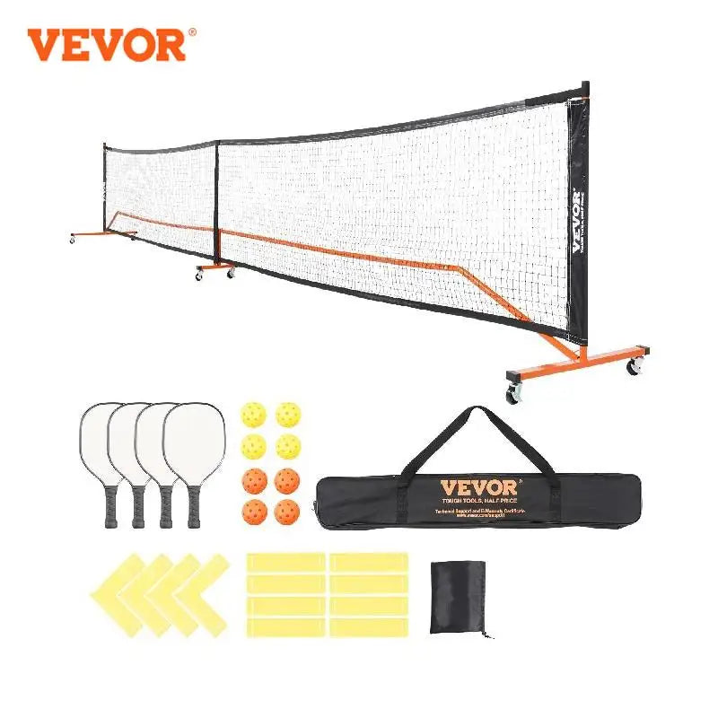 VEVOR Portable Pickleball Net System for Indoor Outdoor Play - Wellness Outdoor Gear
