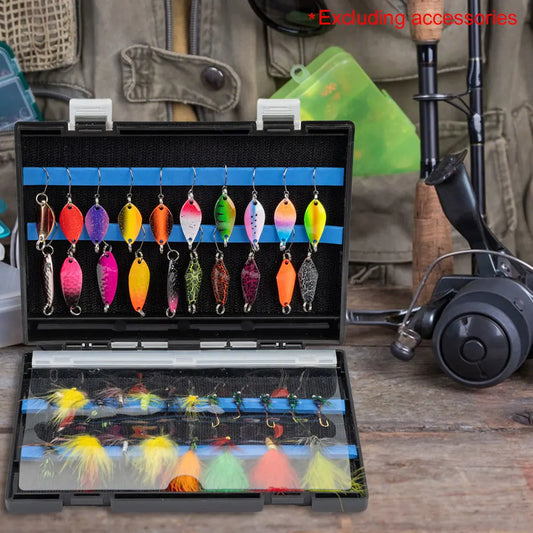 APWIKOGER Double Sided Fishing Tackle Box Bait Storage Case - Wellness Outdoor Gear