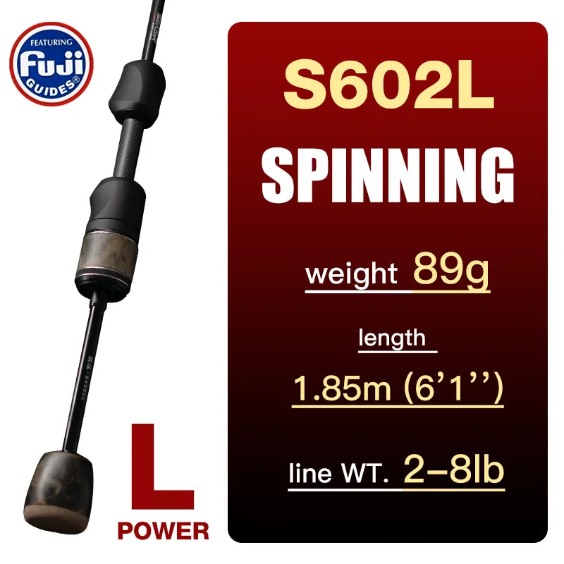 SeaSir Ultralight Carbon Fishing Rod Spinning Baitcasting - Wellness Outdoor Gear