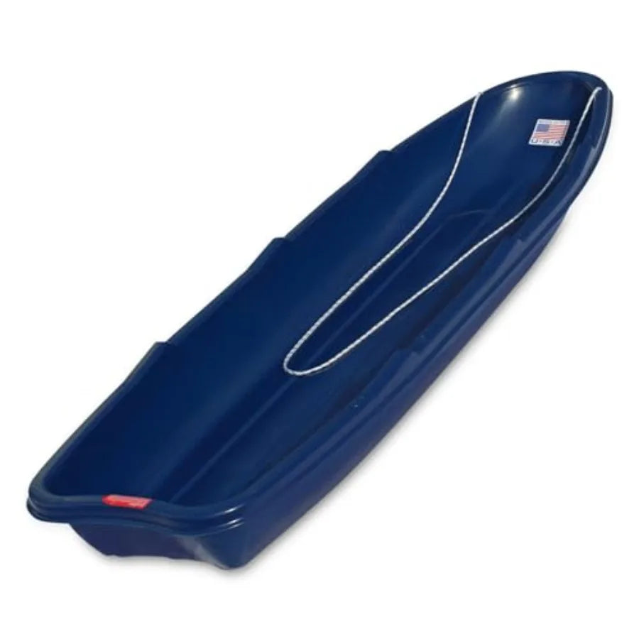 XMSJ Winter Trek Heavy Duty Plastic Toboggan Sled For Snow