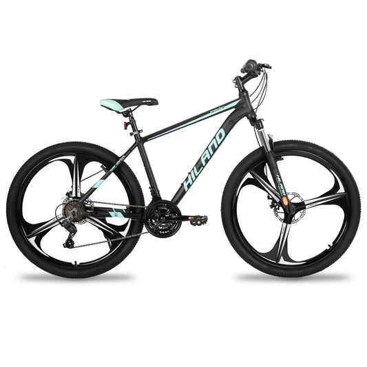 Hiland Mountain Bike with Shimano 21 Speed Drivetrain and Disc Brakes for Men and Women - Wellness Outdoor Gear