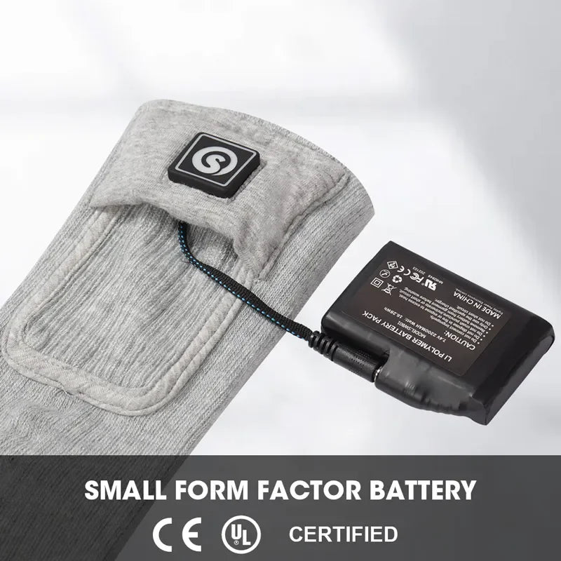 Savior Heat Battery Electric Heated Socks for Men and Women Winter Sports Rechargeable Warmth - Wellness Outdoor Gear