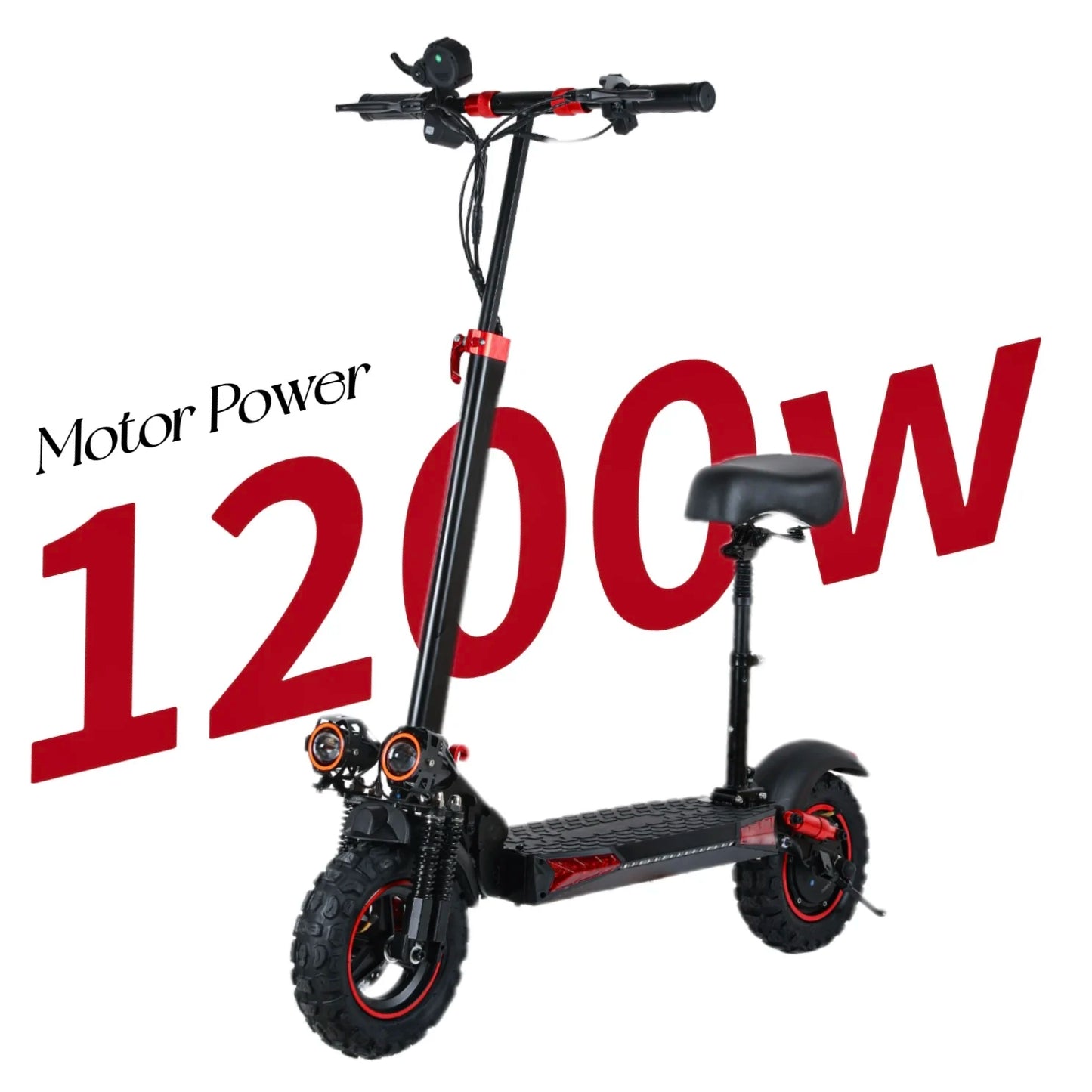 E-Scooter J11MAX Foldable Waterproof Electric Scooter with 11 Inch Off-Road Tires - Wellness Outdoor Gear