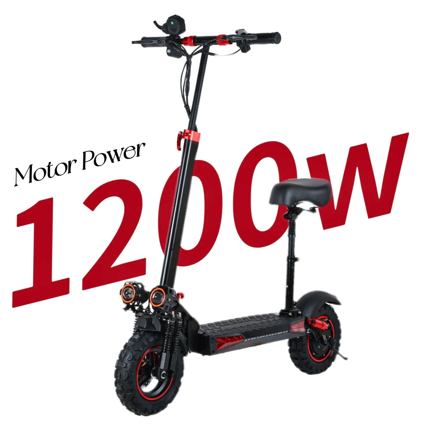 E-Scooter J11MAX Foldable Waterproof Electric Scooter with 11 Inch Off-Road Tires - Wellness Outdoor Gear