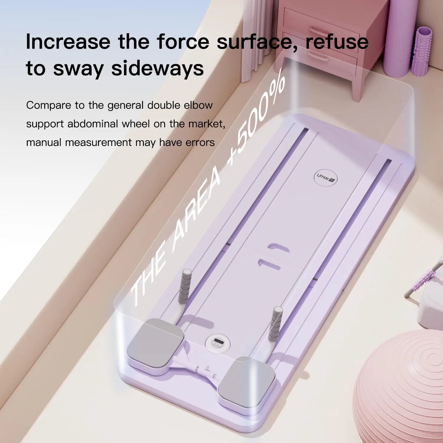 Umay Multifunctional Ab Exercise Board for Home Pilates and Core Strength Training - Wellness Outdoor Gear