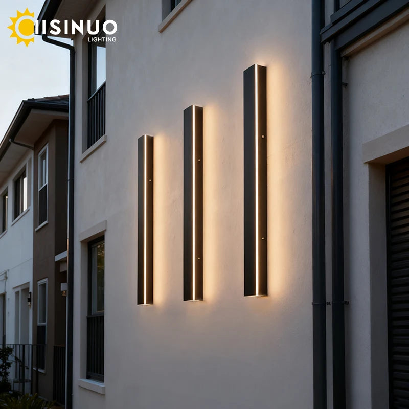 IISINUO Outdoor Wall Light Triac Dimming IP67 Stainless Steel