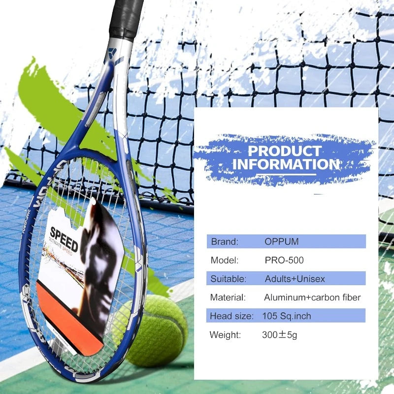 Hign-Concerned Pro Tennis Rackets Lightweight Durable - Wellness Outdoor Gear