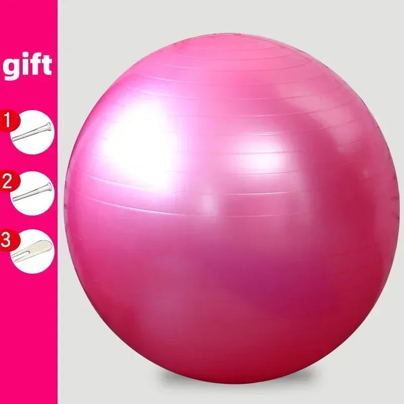 PVC Thickened Frosted Yoga Ball for Fitness 55cm 65cm 75cm Exercise Balance Training - Wellness Outdoor Gear