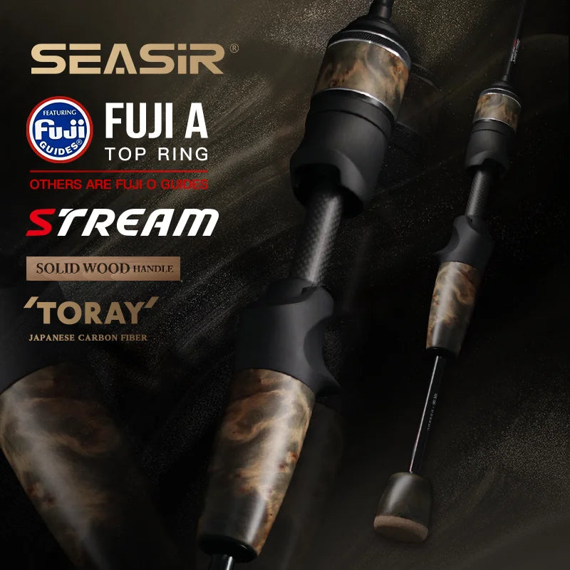 SeaSir Ultralight Carbon Fishing Rod Spinning Baitcasting - Wellness Outdoor Gear